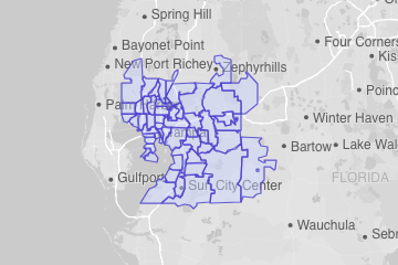 Hillsborough County, FL ZIP Codes