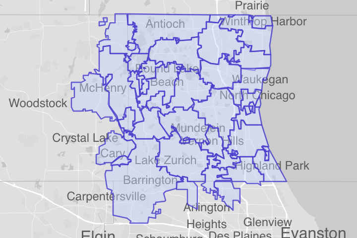 Lake County, IL – KML Boundary File Download (Free)