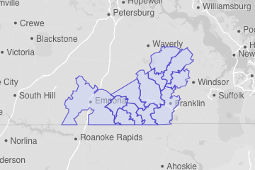 Southampton County, VA ZIP Codes