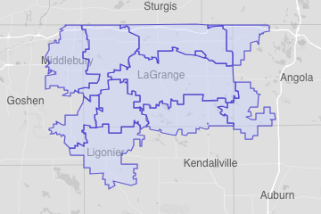 LaGrange County, IN ZIP Codes