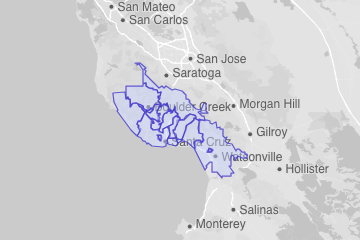 Santa Cruz County, CA ZIP Codes