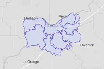 Carroll County, KY ZIP Codes