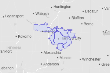 Blackford County, IN ZIP Codes