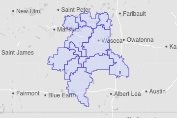 Waseca County, MN ZIP Codes