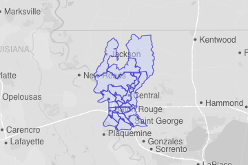 East Baton Rouge Parish, LA ZIP Codes