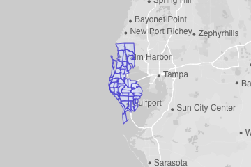 Pinellas County, FL ZIP Codes