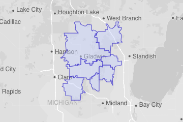Gladwin County, MI ZIP Codes