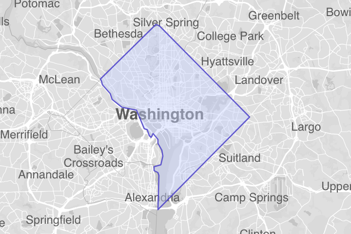 District of Columbia ZIP Codes – KML Boundary File Download (Free)