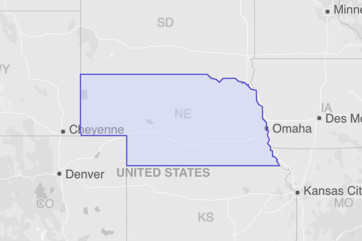 Nebraska Counties – KML Boundary File Download (Free)