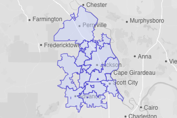 Cape Girardeau County, MO ZIP Codes