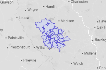 Logan County, WV ZIP Codes