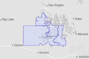 Schleicher County, TX ZIP Codes