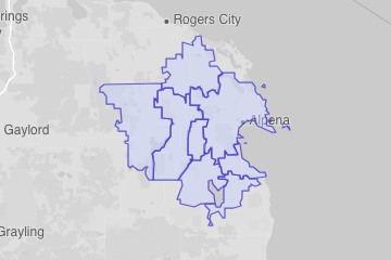 Alpena County, MI ZIP Codes