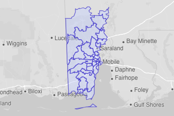 Mobile County, AL ZIP Codes