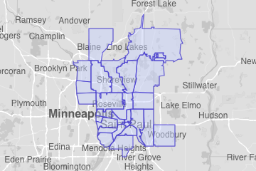 Ramsey County, MN ZIP Codes