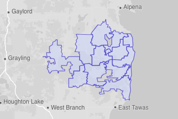 Alcona County, MI ZIP Codes