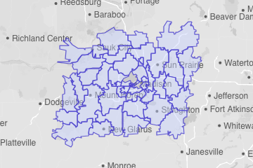 Dane County, WI ZIP Codes