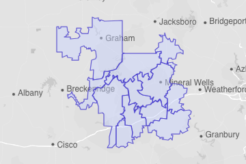 Palo Pinto County, TX ZIP Codes