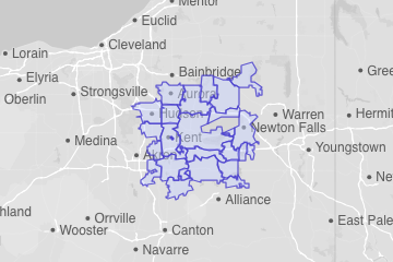 Portage County, OH ZIP Codes
