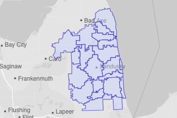 Sanilac County, MI ZIP Codes