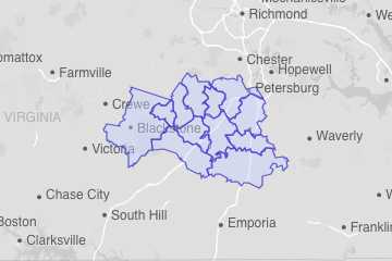 Dinwiddie County, VA ZIP Codes