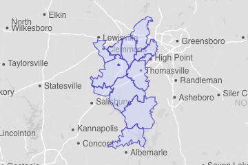 Davidson County, NC ZIP Codes
