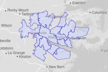 Beaufort County, NC ZIP Codes