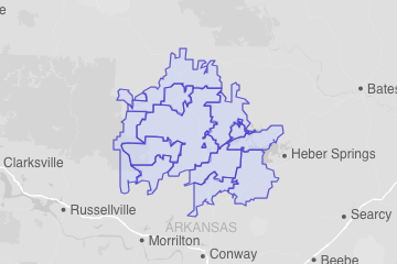 Van Buren County, AR ZIP Codes