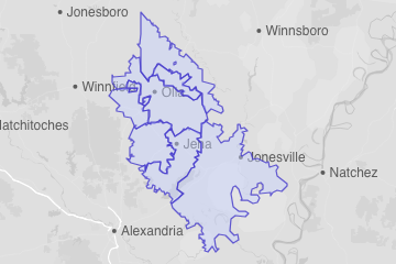 LaSalle Parish, LA ZIP Codes