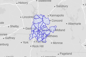 Mecklenburg County, NC ZIP Codes