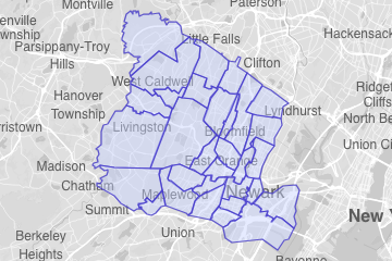 Essex County, NJ ZIP Codes