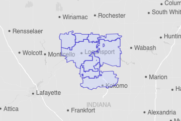 Cass County, IN ZIP Codes