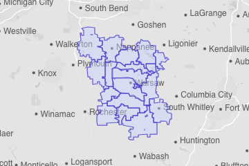 Kosciusko County, IN ZIP Codes