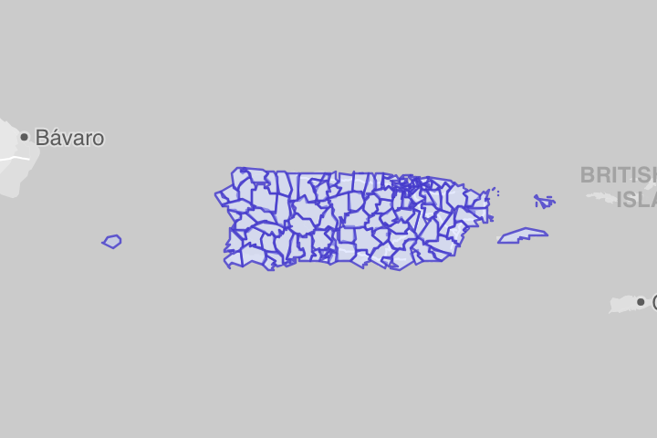 Puerto Rico Counties – KML Boundary File Download (Free)
