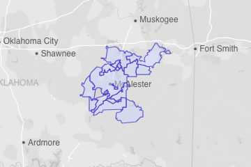 Pittsburg County, OK ZIP Codes
