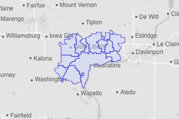 Muscatine County, IA ZIP Codes