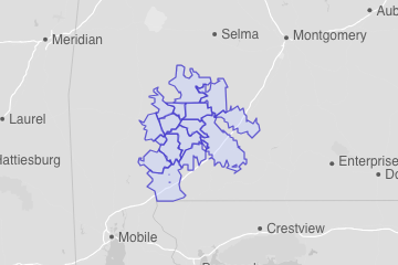Monroe County, AL ZIP Codes