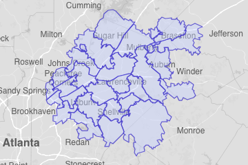 Gwinnett County, GA ZIP Codes