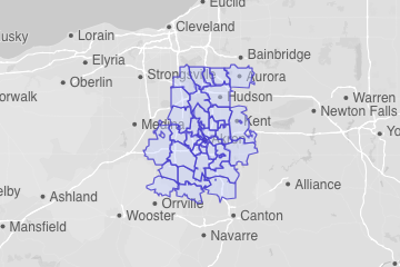 Summit County, OH ZIP Codes