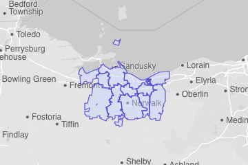 Erie County, OH ZIP Codes