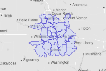 Johnson County, IA ZIP Codes