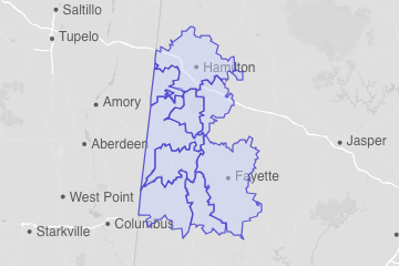 Lamar County, AL ZIP Codes