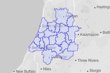 Van Buren County, MI ZIP Codes