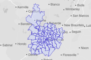 Bexar County, TX ZIP Codes