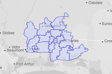 Calcasieu Parish, LA ZIP Codes