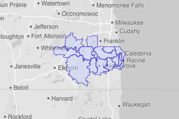 Racine County, WI ZIP Codes