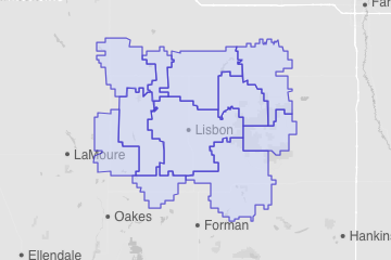 Ransom County, ND ZIP Codes