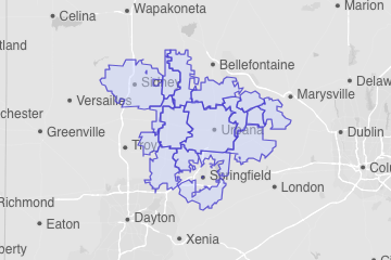 Champaign County, OH ZIP Codes