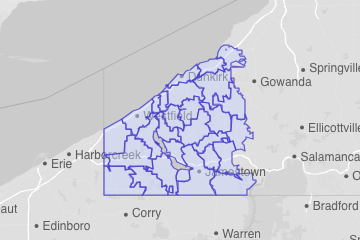 Chautauqua County, NY ZIP Codes