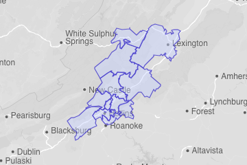 Botetourt County, VA ZIP Codes